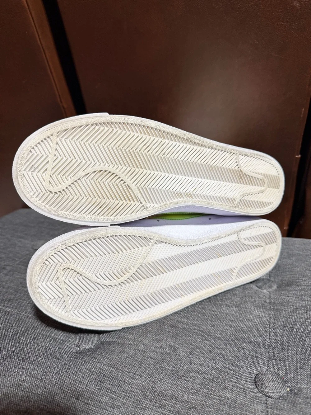 Nike Blazer Mid 77 White Lemon Venom Neon High Top Sneakers Women's Size 9